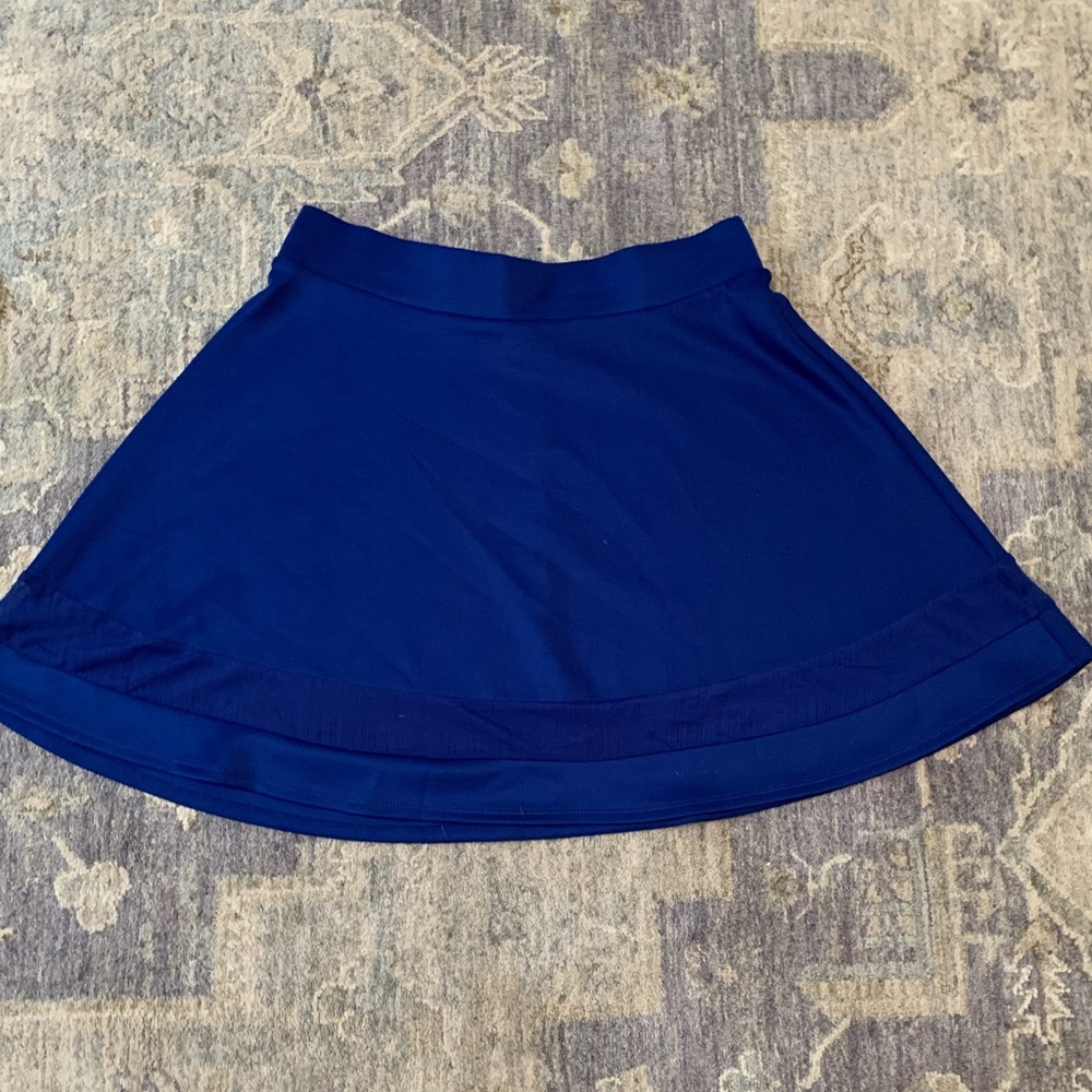 EUC—UK blue skater skirt. Size L